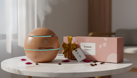 Fragrance Oil Set of 5  + Humidifier Combo